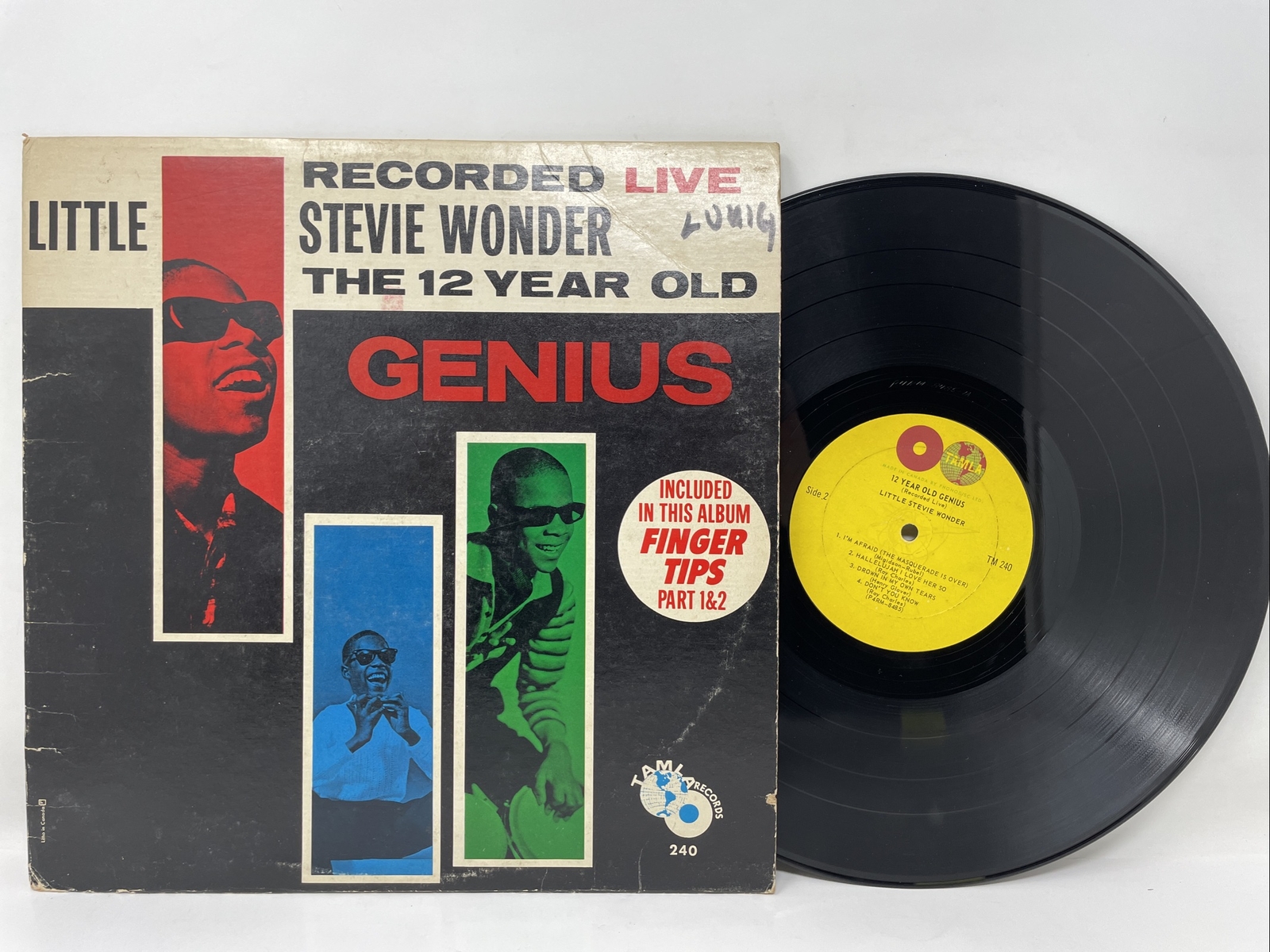 Little Stevie Wonder - 12 Year Old Genius LP - Tamla Mono