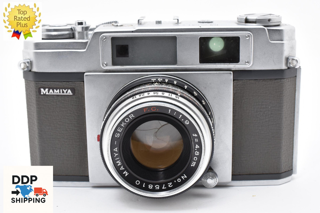 VINTAGE [EXC+5] Mamiya 35 S Rangefinder 35mm Camera Sekor F.C 48/1.9 Lens JAPAN