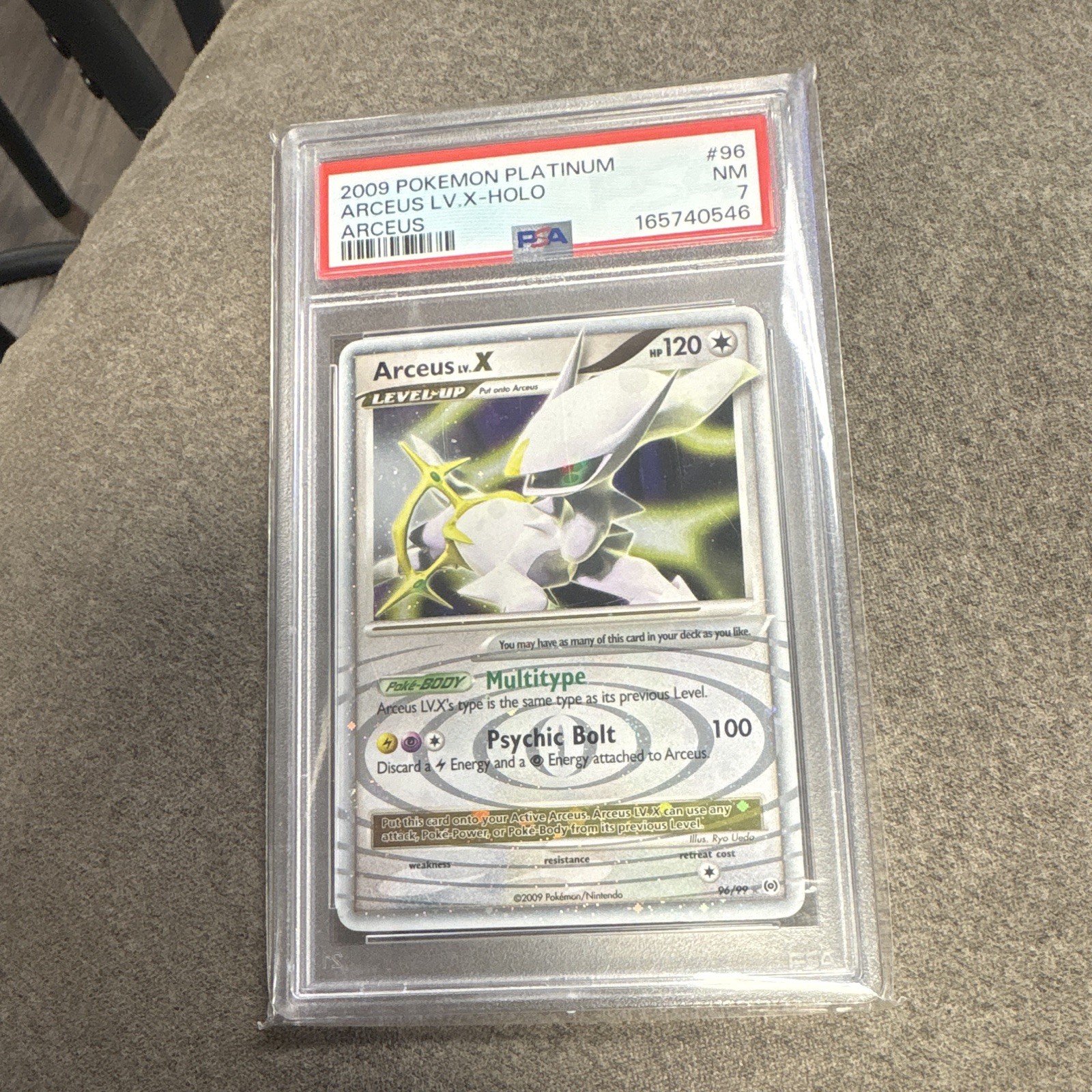 Pokemon TCG 2009 Arceus Arceus LV.X 96/99 Holo Ultra Rare PSA 7 EN