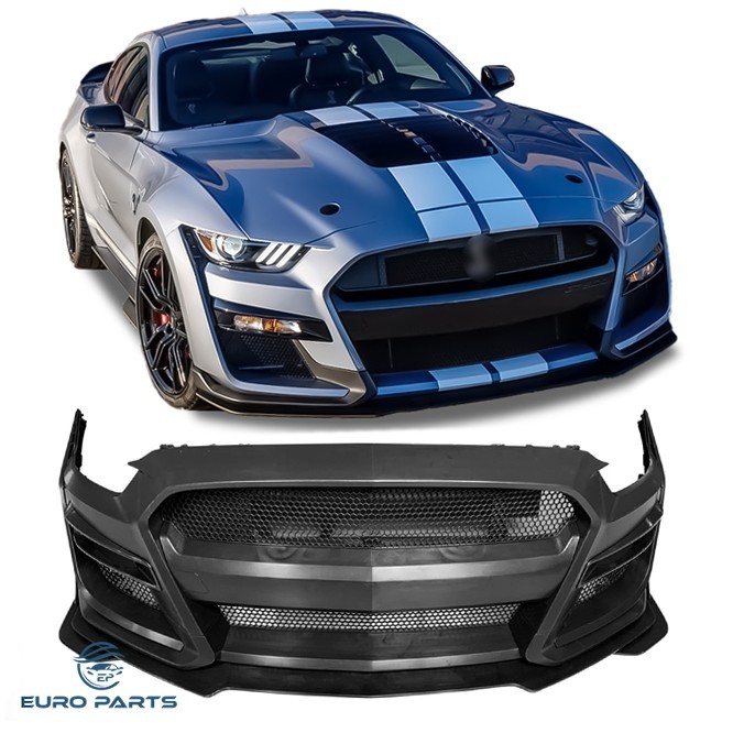 for 2015-2017 Ford Mustang to GT500 Style Front Bumper Kit Conversion Fcaelift