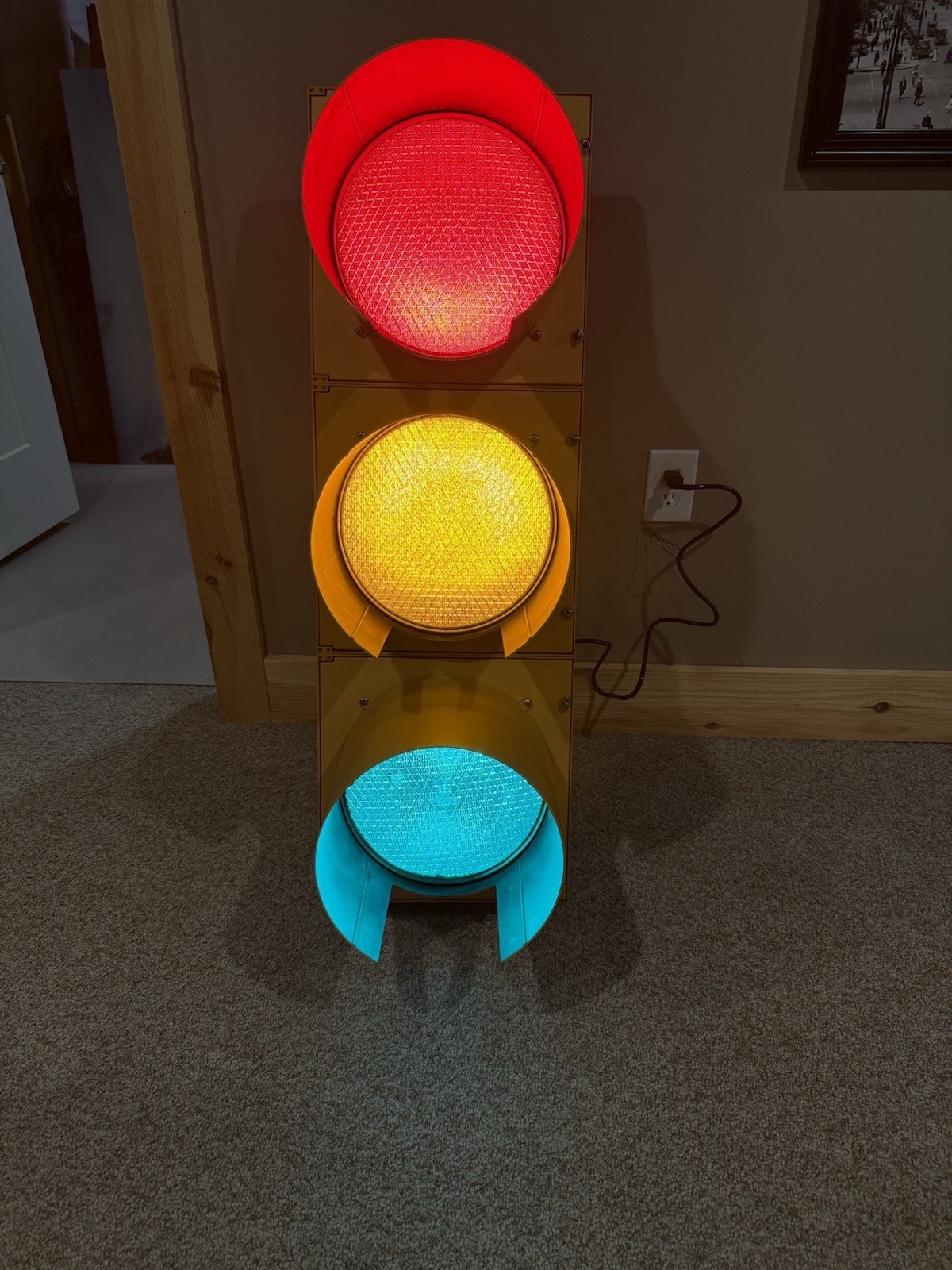 AUTHENTIC Traffic Signal Light Wired Eagle Durisig Traffic  12\