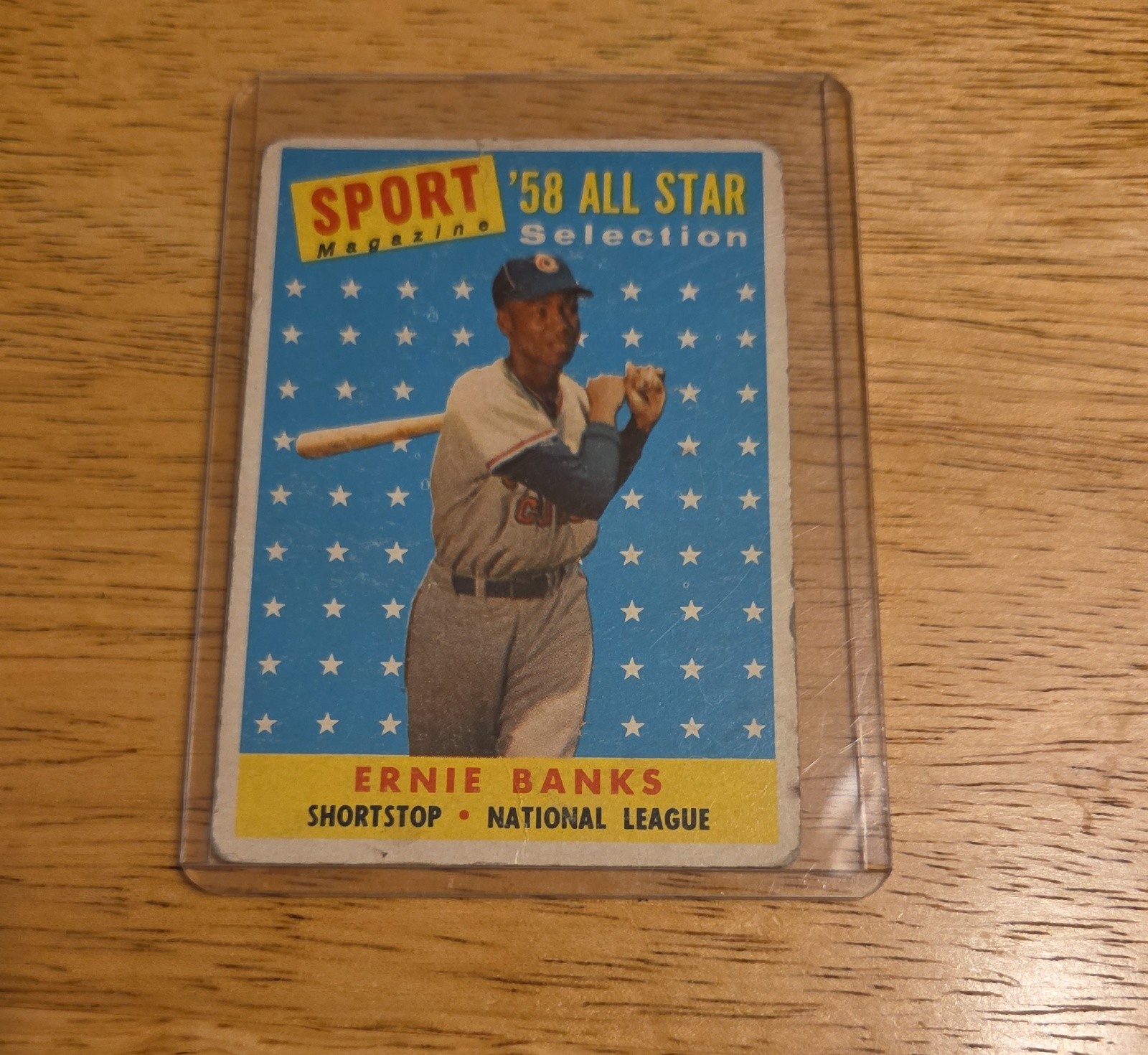 1958 Topps - Sport Magazine '58 All Star Selection Ernie Banks #482 1958 Topps - Sport Magazine '58 All Star Selection Ernie Banks #482