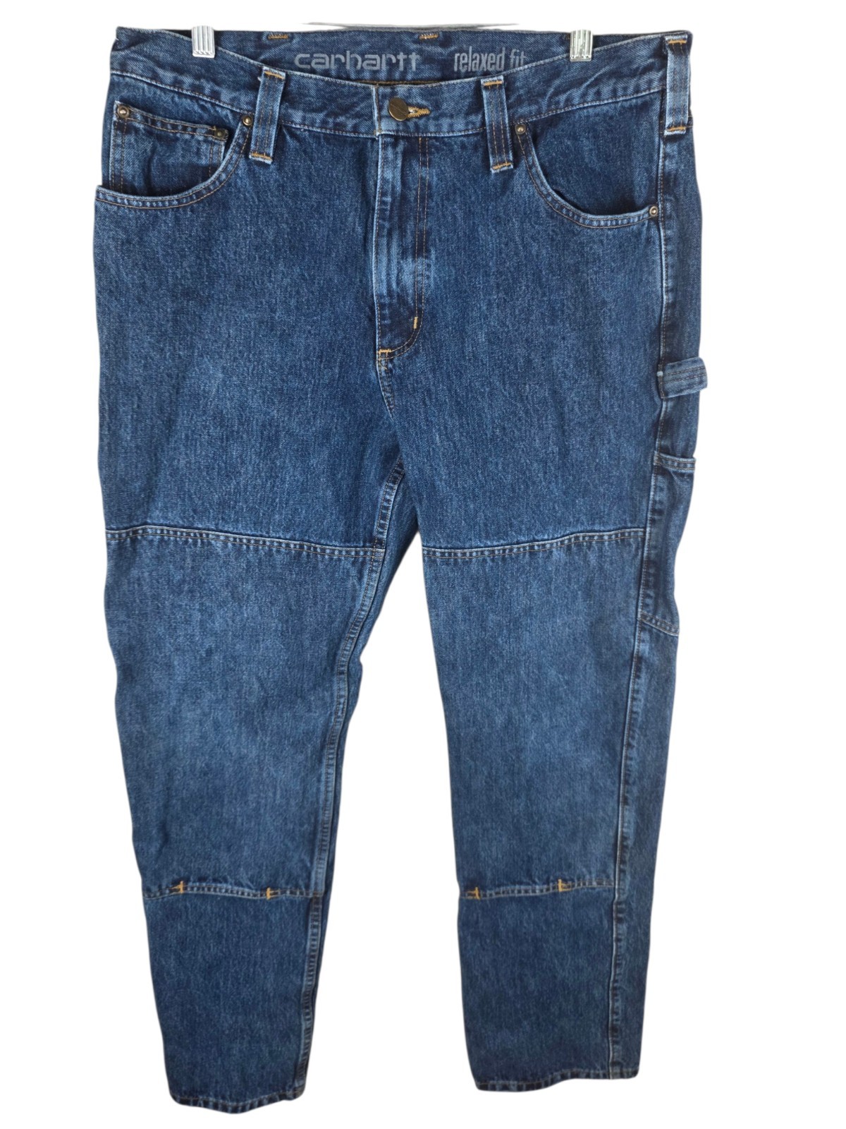 RARE Carhartt 1-of-1 Factory Prototype Sample Double-Front Logger Jeans 34x32