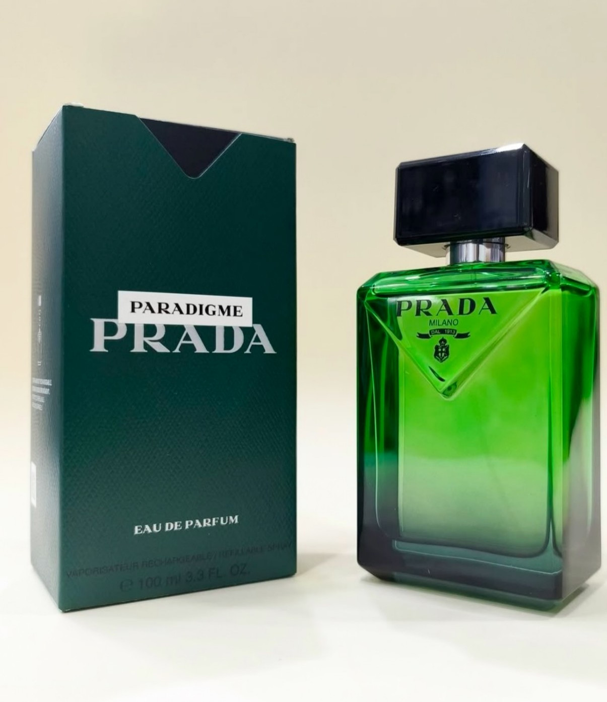 Prada Paradigme 3.3 Oz / 100mL Eau de Parfum Men New Sealed Box