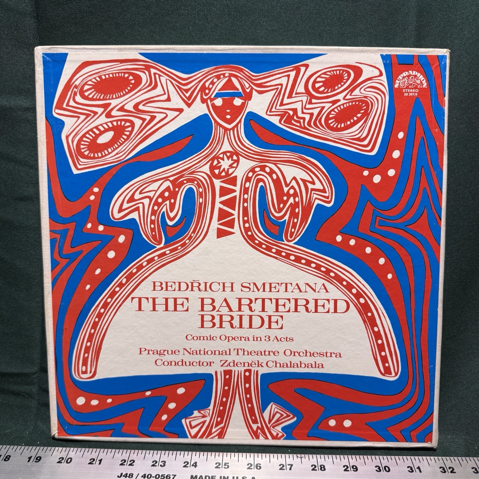 Bedrich Smetana The Bartered Bride 3 LP Box Set W/ Booklet Supraphon Bedrich Smetana The Bartered Bride 3 LP Box Set W/ Booklet Supraphon 