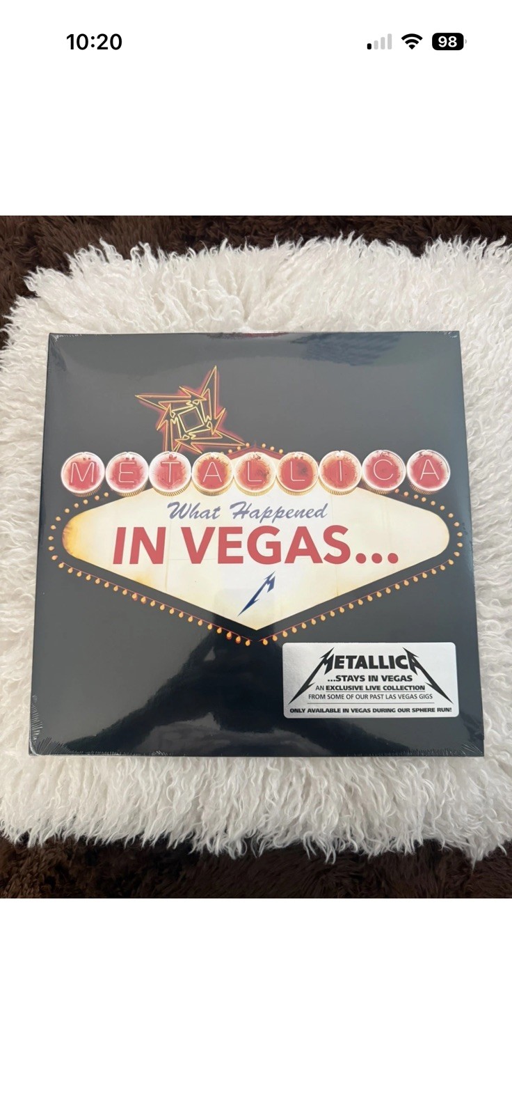 Metallica Sphere EXCLUSIVE Vinyl LP LAS VEGAS Limited NEW 2026 Life Burns Faster Metallica Sphere EXCLUSIVE Vinyl LP LAS VEGAS Limited NEW 2026 Life Burns Faster