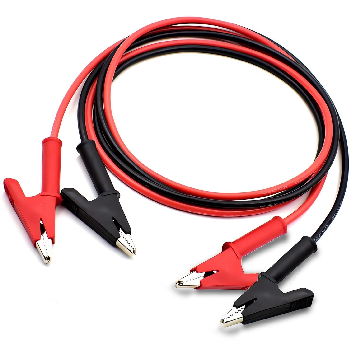 1-5X Alligator Clips Electrical Multimeter Test Leads 1500V/15A Jumper Wires Set