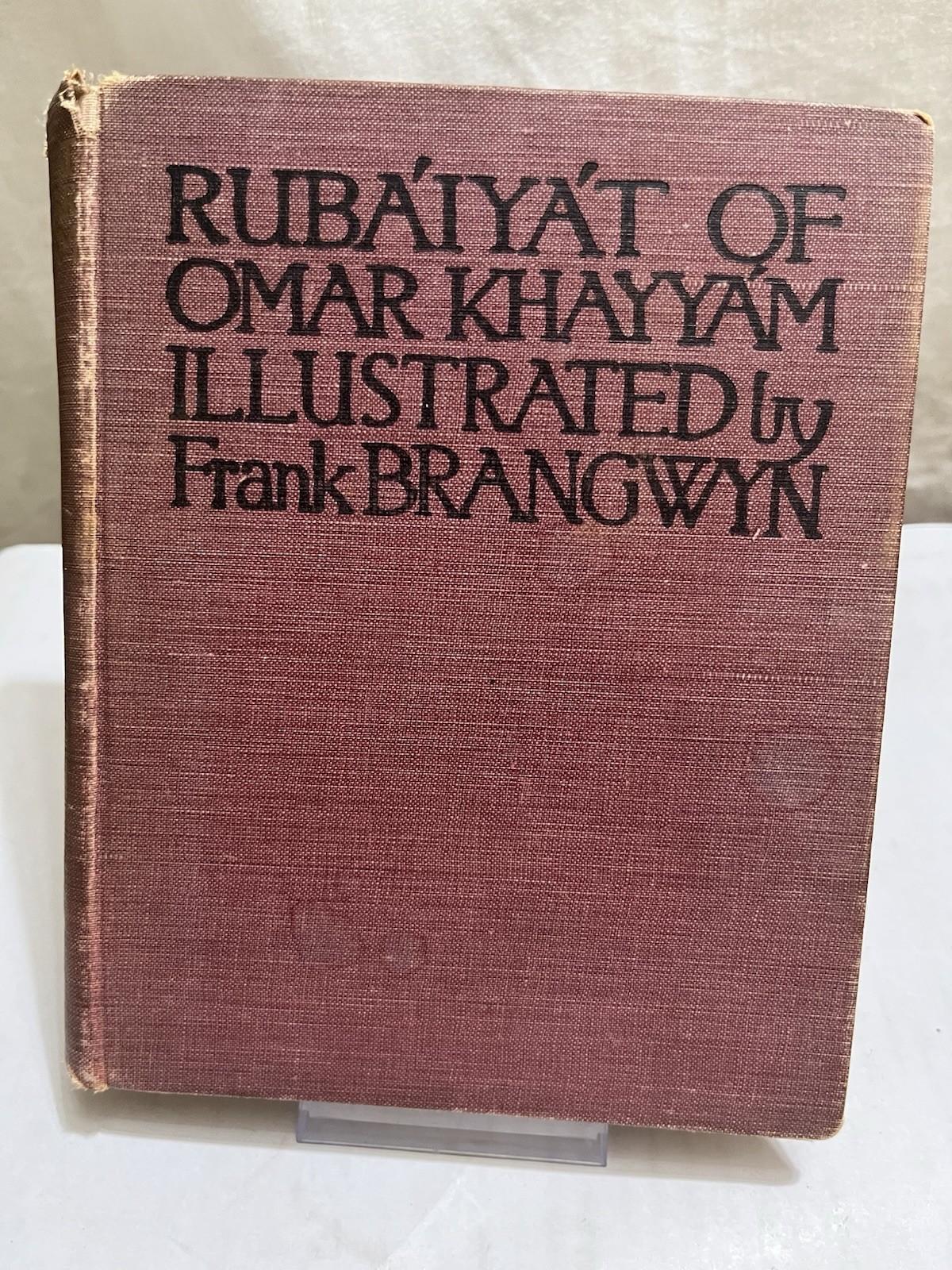1917 Frank Brangwyn / Rubaiyat Of Omar Khayyam Brangwyn illustrations 1st ed GC 1917 Frank Brangwyn / Rubaiyat Of Omar Khayyam Brangwyn illustrations 1st ed GC