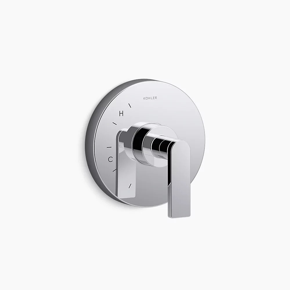 KOHLER TS73115-4-CP | Composed - Rite-Temp - Valve Trim with Lever Handle in Po KOHLER TS73115-4-CP | Composed - Rite-Temp - Valve Trim with Lever Handle in Po