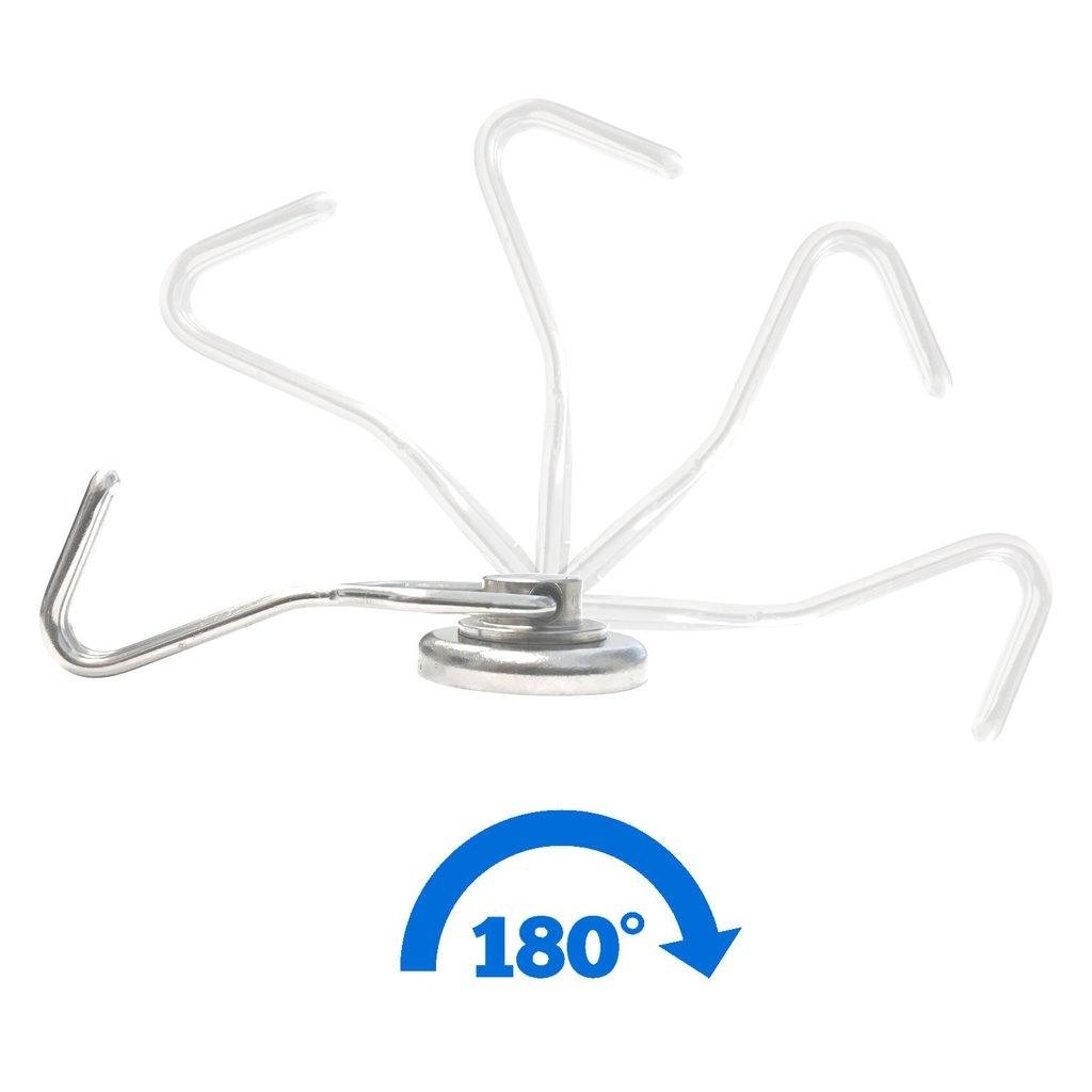 55lb Heavy-Duty Magnetic Swivel/Swing Hanging Hooks (2 Pack) 55lb Heavy-Duty Magnetic Swivel/Swing Hanging Hooks (2 Pack)