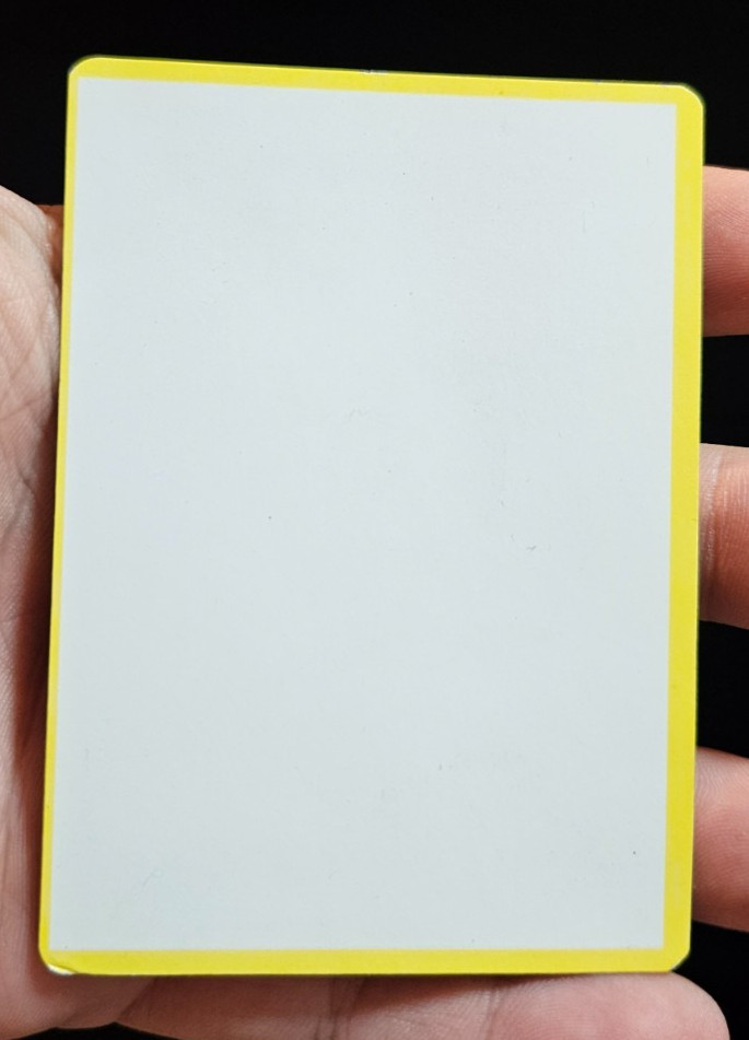 Pokemon Blank Error Card with Off Centered Boarders MISPRINT ERROR HP Condition
