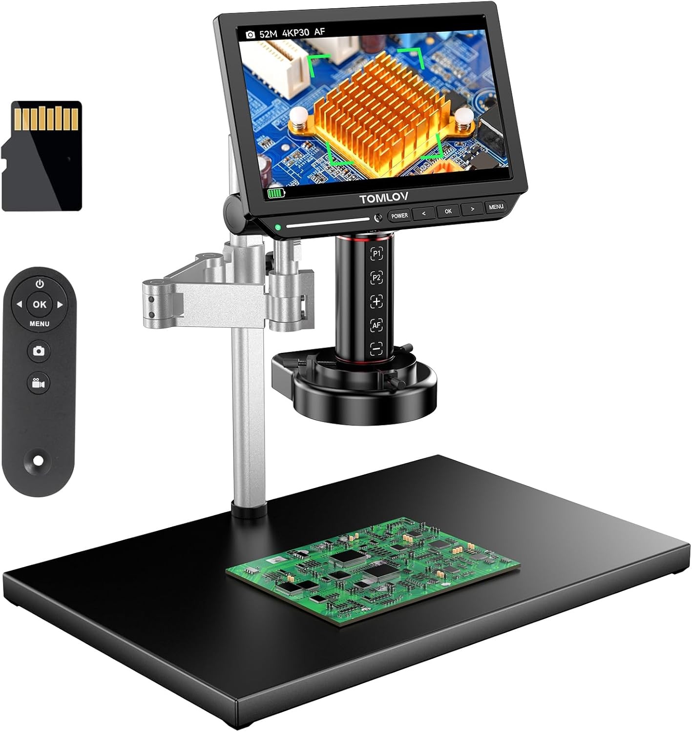 TOMLOV 4K Autofocus Digital Soldering Microscope 10.1 TOMLOV 4K Autofocus Digital Soldering Microscope 10.1