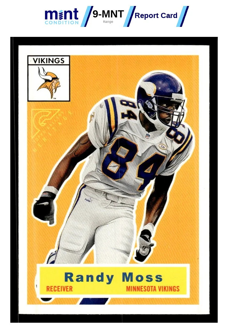 2000 TOPPS GALLERY RANDY MOSS H3 GEM MINT MCG 10 HERITAGE MINNESOTA VIKINGS 2000 TOPPS GALLERY RANDY MOSS H3 GEM MINT MCG 10 HERITAGE MINNESOTA VIKINGS