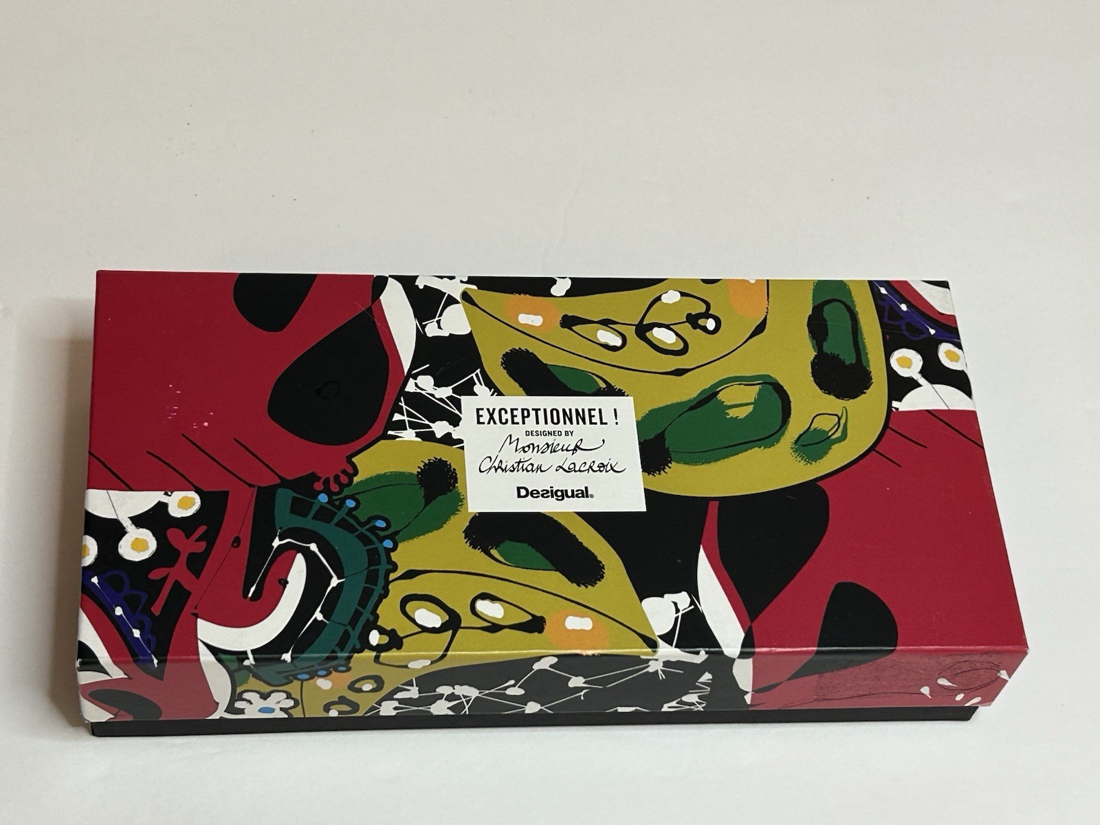 New Desigual Christian Lacroix Scarf Vibrant Abstract Pattern
