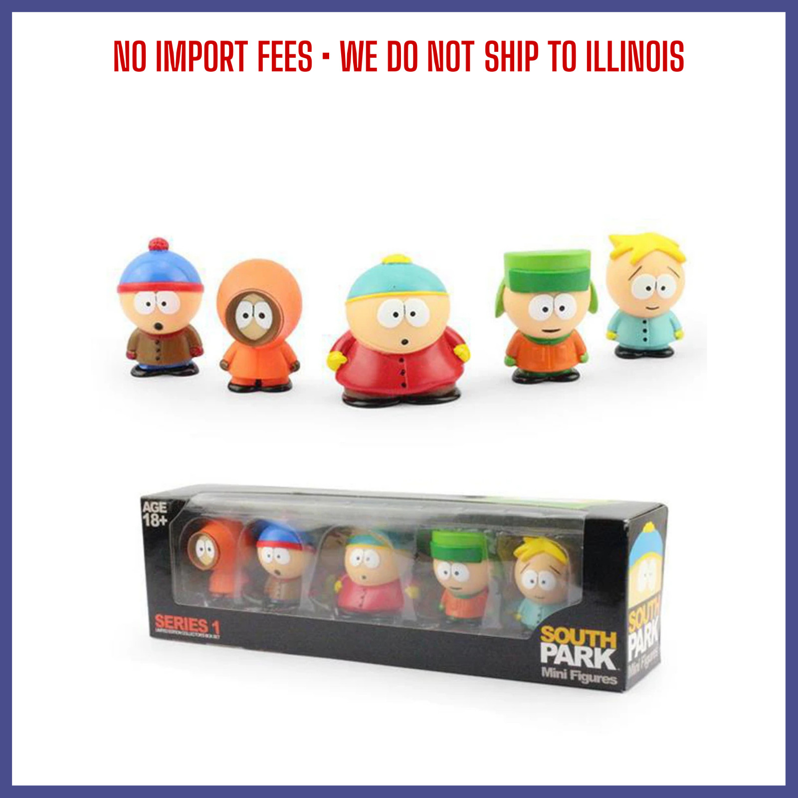 6cm 5PCS South Park Action Figures Stan Eric Creative Model Toy Home Decor Gift 6cm 5PCS South Park Action Figures Stan Eric Creative Model Toy Home Decor Gift