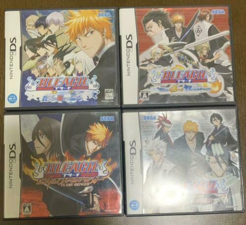Nintendo DS BLEACH DS 1st 2nd 3rd 4th 4 game set Japan NDS
