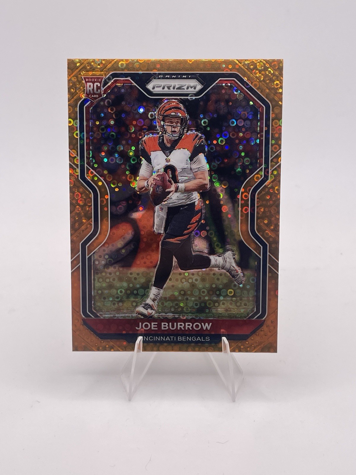 2020 Panini Prizm - Rookie Joe Burrow #307 Orange Disco Prizm (RC) 🔥🔥🔥 2020 Panini Prizm - Rookie Joe Burrow #307 Orange Disco Prizm (RC) 🔥🔥🔥