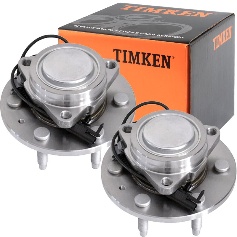 2WD TIMKEN Front Wheel Hub Bearing Set for 07-13 Sierra Yukon XL 1500 6Lug w/ABS