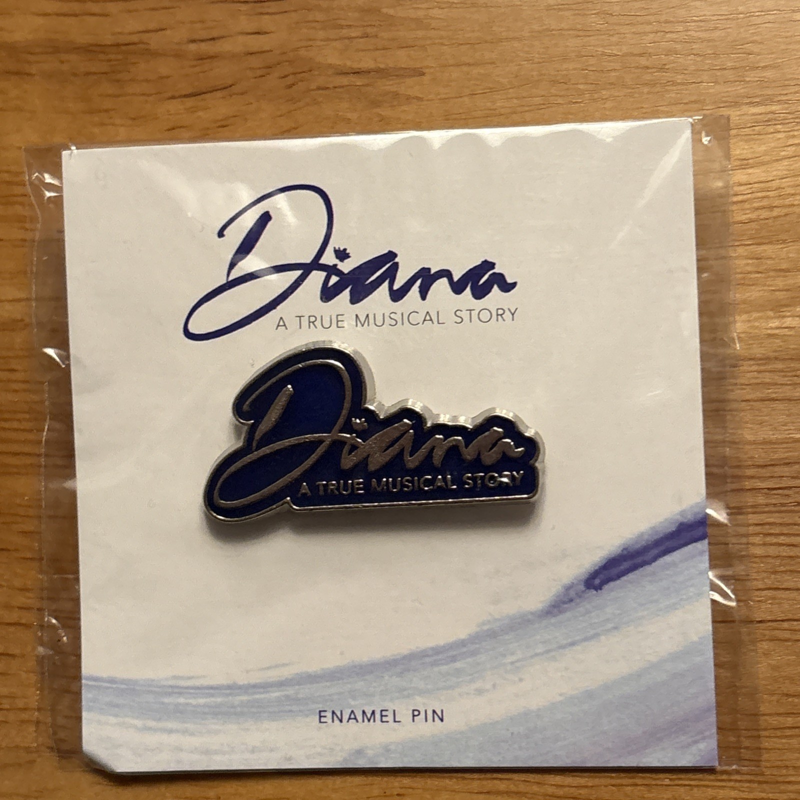 Princess DIANA Broadway ENAMEL PIN Official Merch “A TRUE MUSICAL” New On Card
