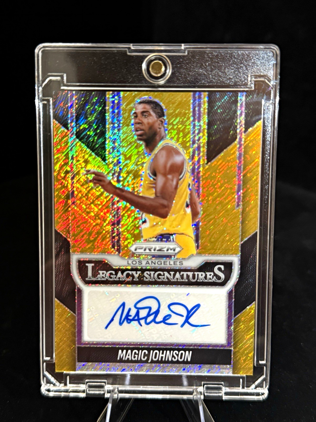 Panini 2025-26 Prizm Magic Johnson Legacy Signatures Auto LS-MAG /10 Panini 2025-26 Prizm Magic Johnson Legacy Signatures Auto LS-MAG /10