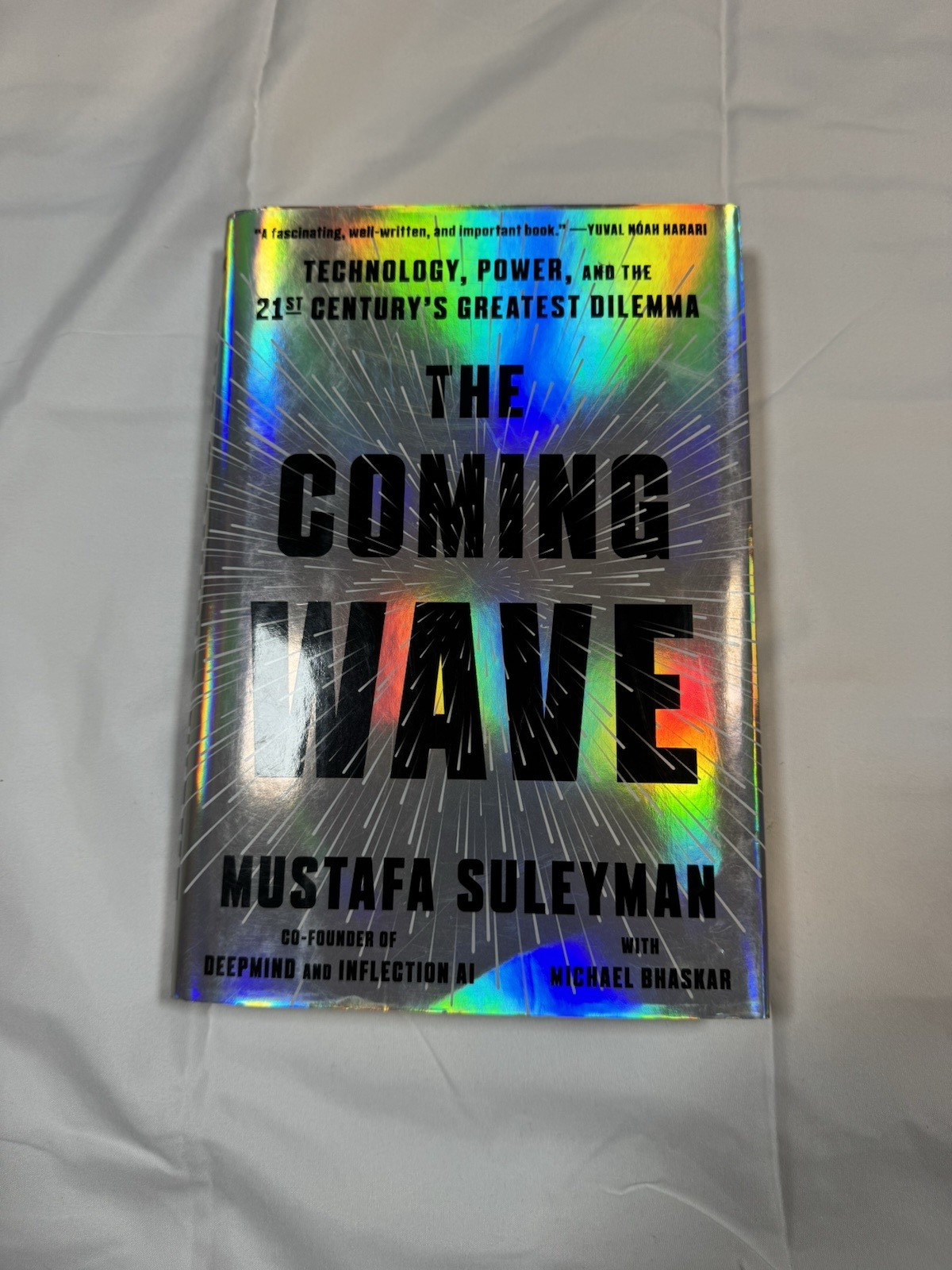 The Coming Wave by Mustafa Suleyman Hardcover English Nonfiction Tech Book