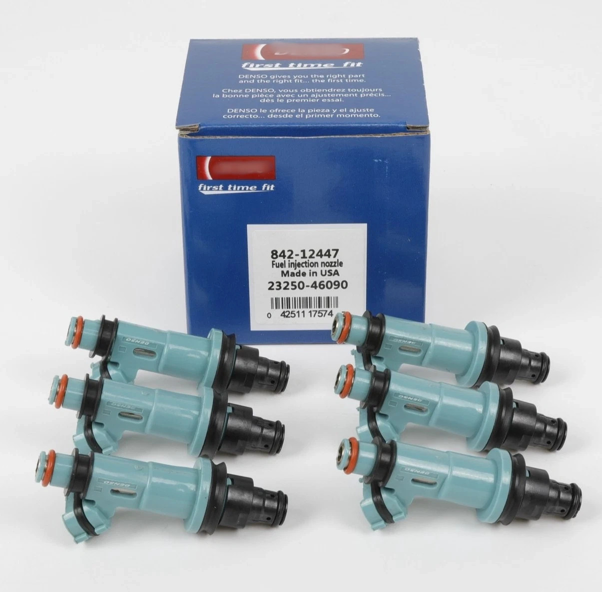 OEM 6x Denso Fuel Injector For Supra Lexus GS300 SC300 IS300 3.0L 23250-46090 US