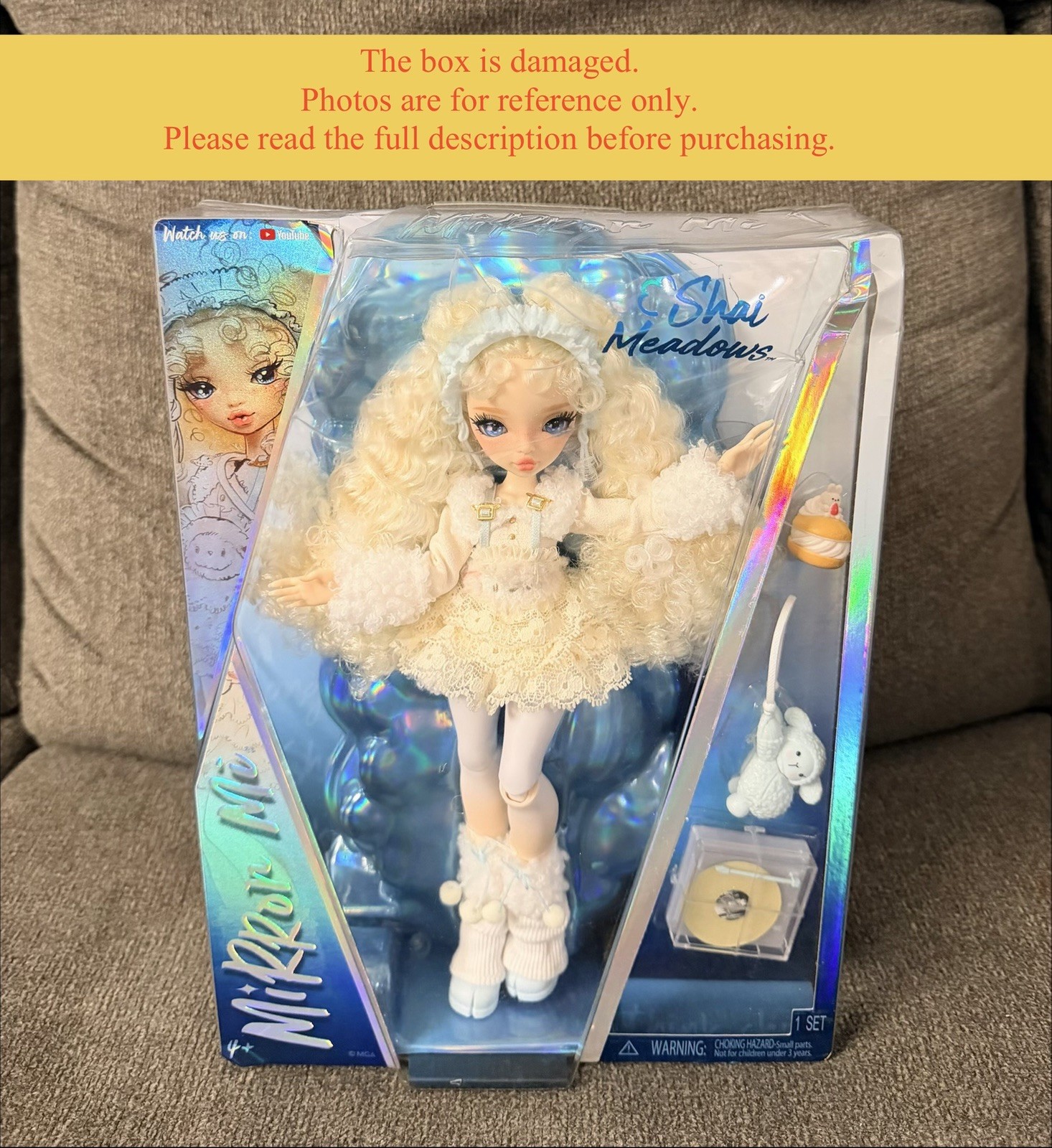 DAMAGED BOX - Mirror Mi Shai Meadows MGA Exclusive Doll Sheepish In Hand - NEW DAMAGED BOX - Mirror Mi Shai Meadows MGA Exclusive Doll Sheepish In Hand - NEW