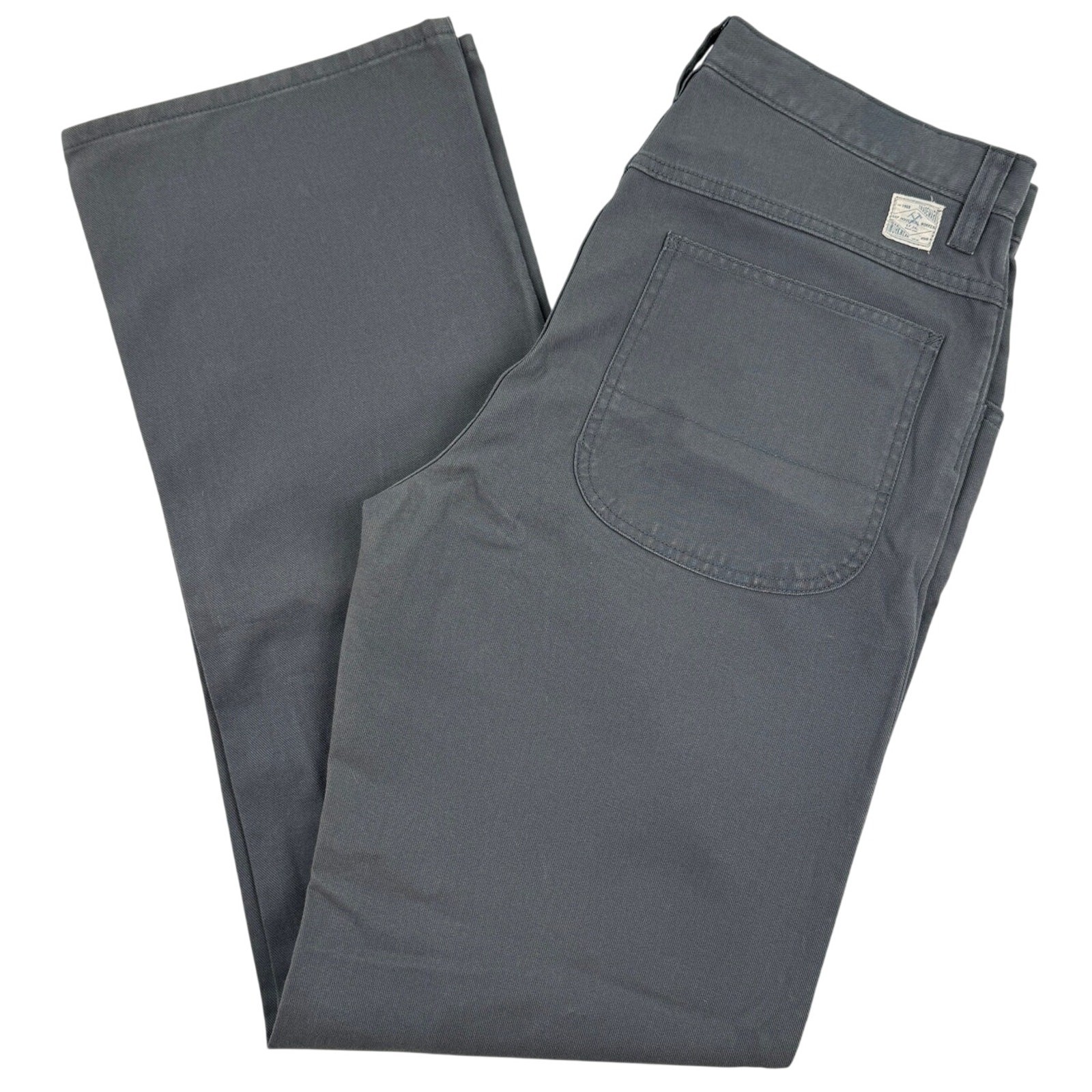 Vintage 2000 GAP Worker Jeans Gray Carpenter Utility Pants 33x34 Rugged