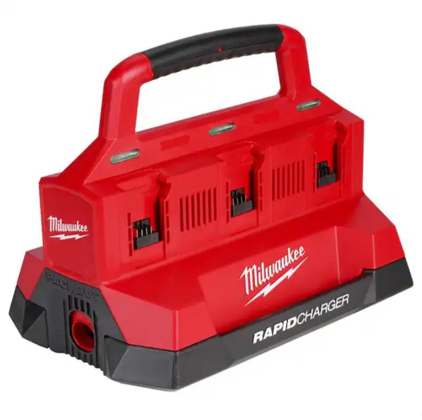 Milwaukee M18 6-Bay Rapid Charger Only, PACKOUT Compatible 48-59-1809 Milwaukee M18 6-Bay Rapid Charger Only, PACKOUT Compatible 48-59-1809