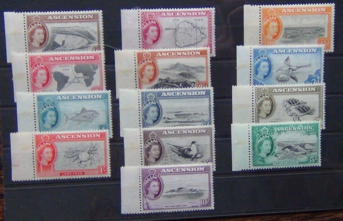 Ascension Island 1956 set to 10s MNH (Mounted on Margin) Ascension Island 1956 set to 10s MNH (Mounted on Margin)