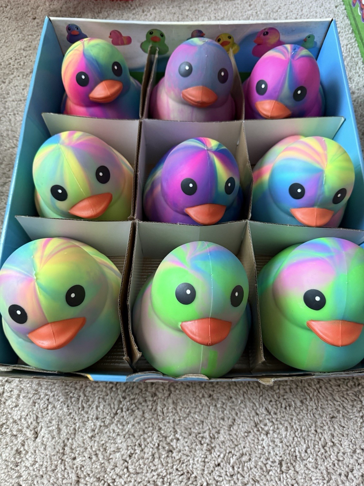 Viral Sunny Days Squeezy Tie Dye Rubber Duck Squishy (Blue/Pink/Green/Yellow…) Viral Sunny Days Squeezy Tie Dye Rubber Duck Squishy (Blue/Pink/Green/Yellow…)