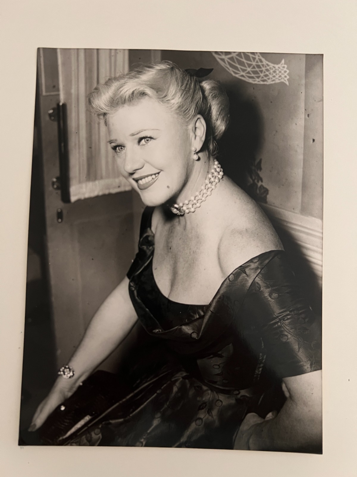 GINGER ROGERS Vintage Press Photo 9.5x7 Hollywood Legend 1950s Glamour PA Stamp
