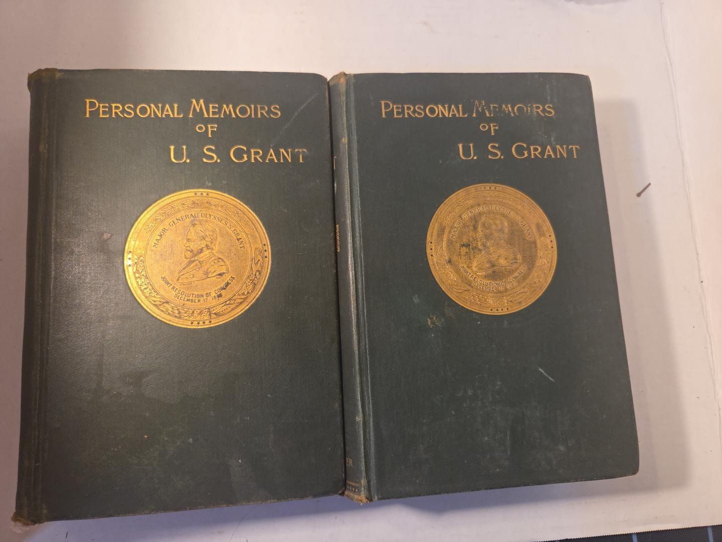 1885-86 U.S. Grant Personal Memoirs 1st Edition 2 Vol Set Civil War Antique Book 1885-86 U.S. Grant Personal Memoirs 1st Edition 2 Vol Set Civil War Antique Book