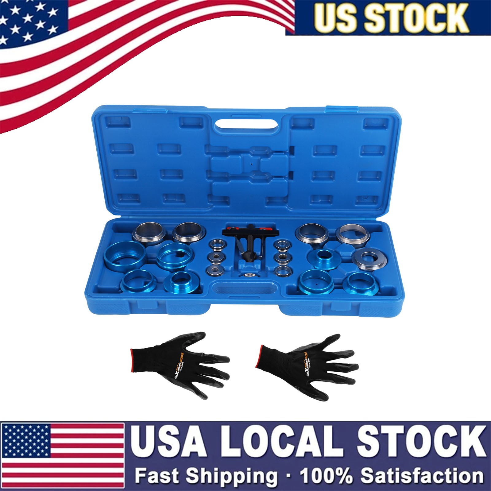 22pcs Crankshaft Camshaft Oil Seal Remover Installer Puller Adapters Tool Kit