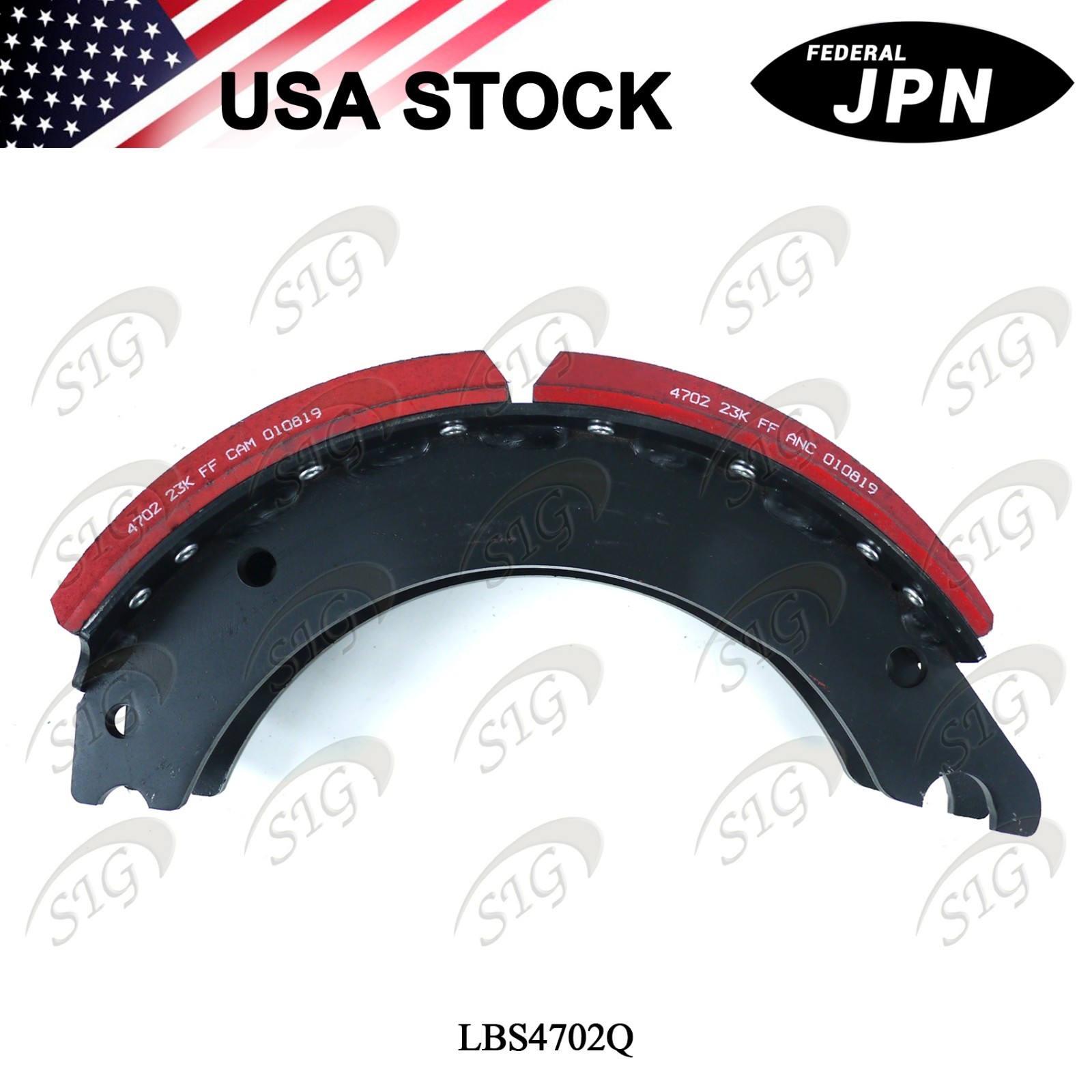 New Lined Brake Shoe w/ 23K GAWR Meritor Q Brake Size 15\ New Lined Brake Shoe w/ 23K GAWR Meritor Q Brake Size 15\