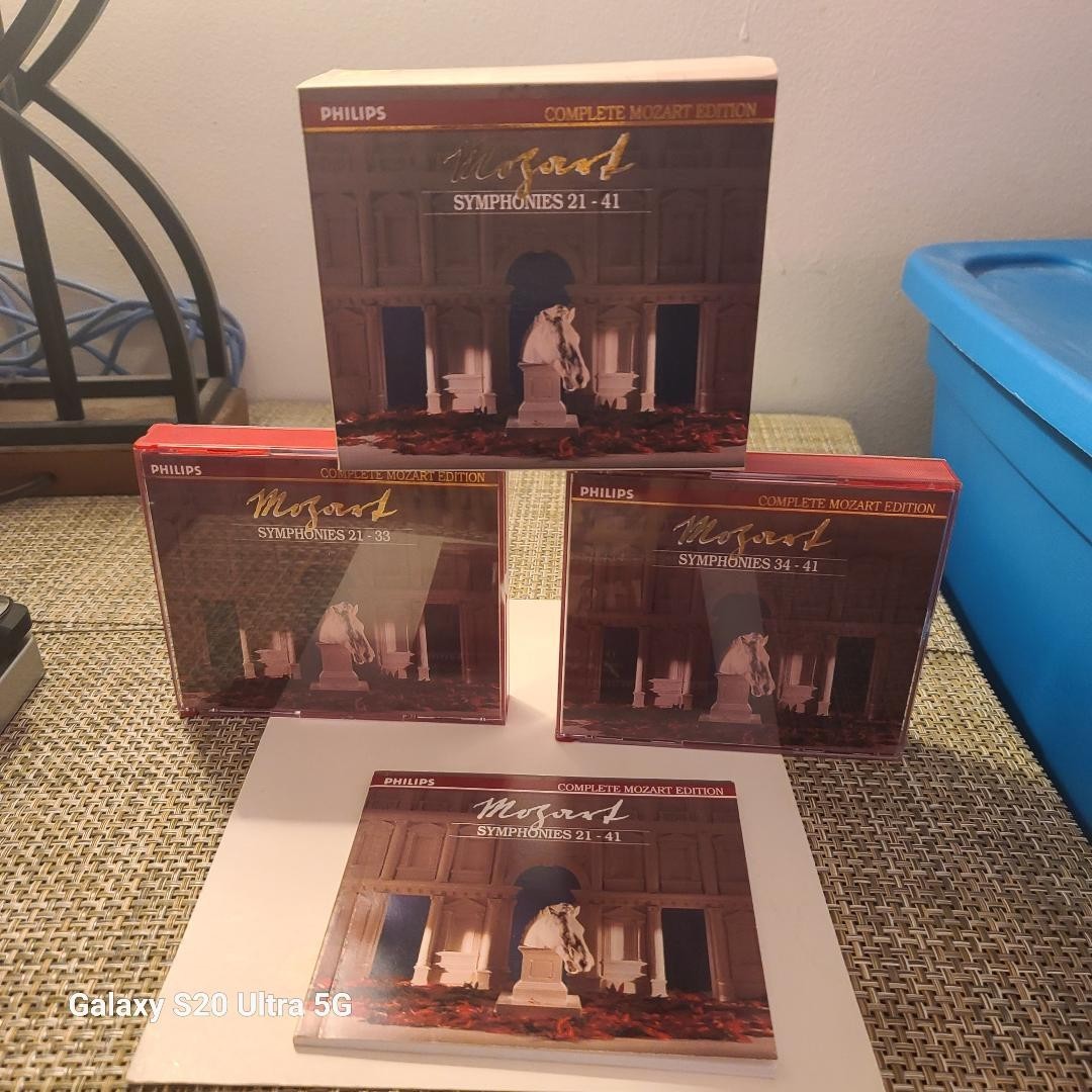 The Complete Mozart Edition Vol 2 Symphonies 21- 41 6 Cd Set The Complete Mozart Edition Vol 2 Symphonies 21- 41 6 Cd Set