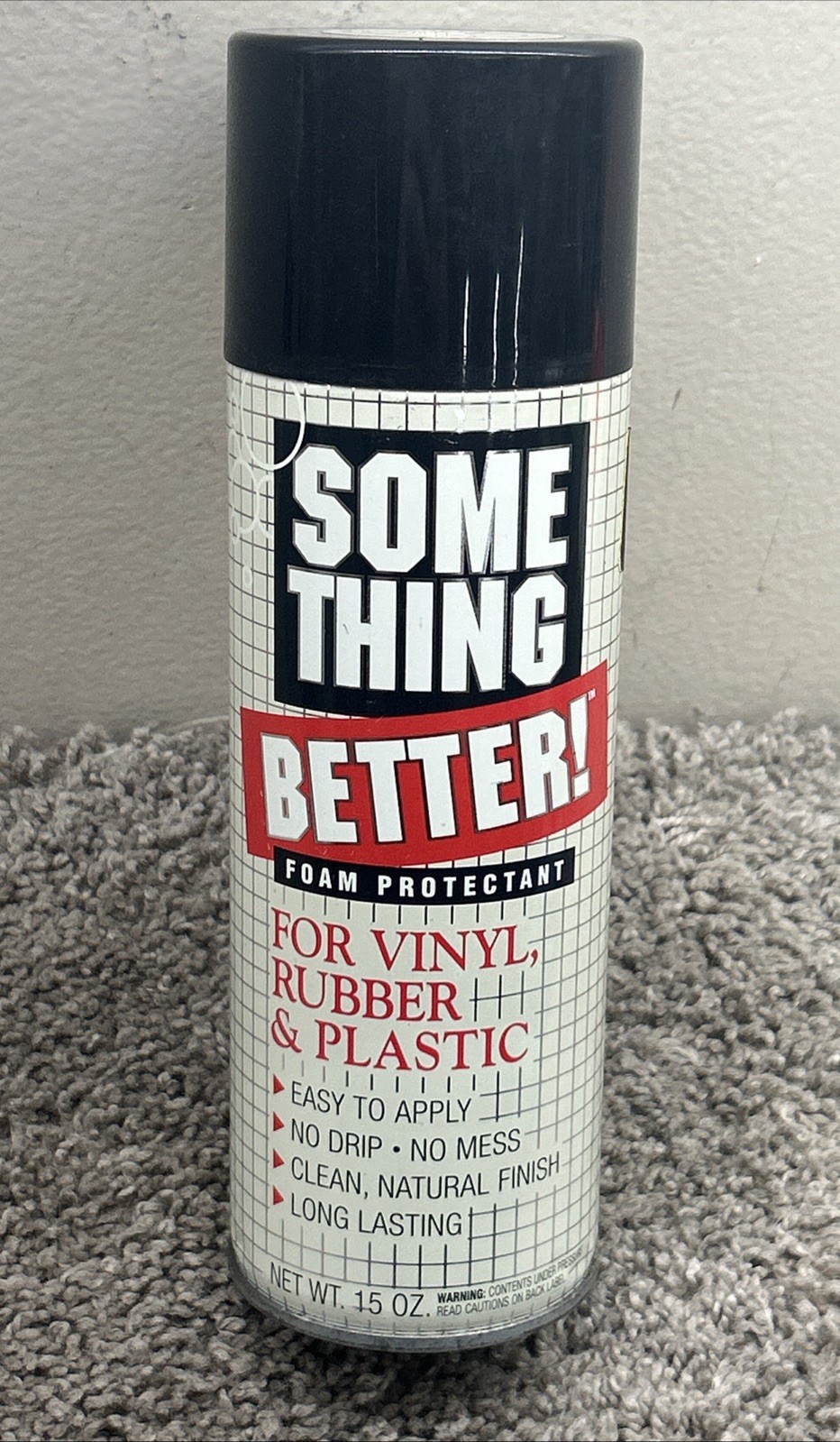 VTG 1993 Something Better Foam Protectant 15oz. For Vinyl Rubber And Plastic NEW