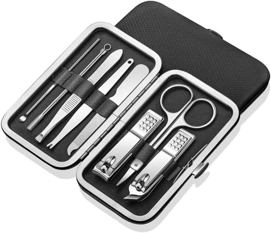 8 PCS Nail Clippers, Premium Manicure Set for Women & Men,Stainless Steel Facial