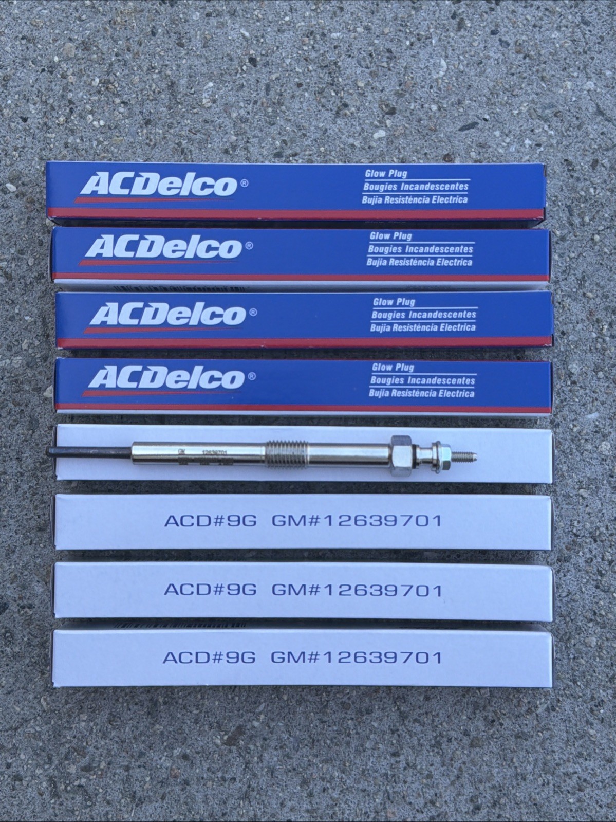 8PCS Acdelco 12639701 Glow Plug FOR LMM LML Duramax Silverado Sierra 6.6L Diesel 8PCS Acdelco 12639701 Glow Plug FOR LMM LML Duramax Silverado Sierra 6.6L Diesel