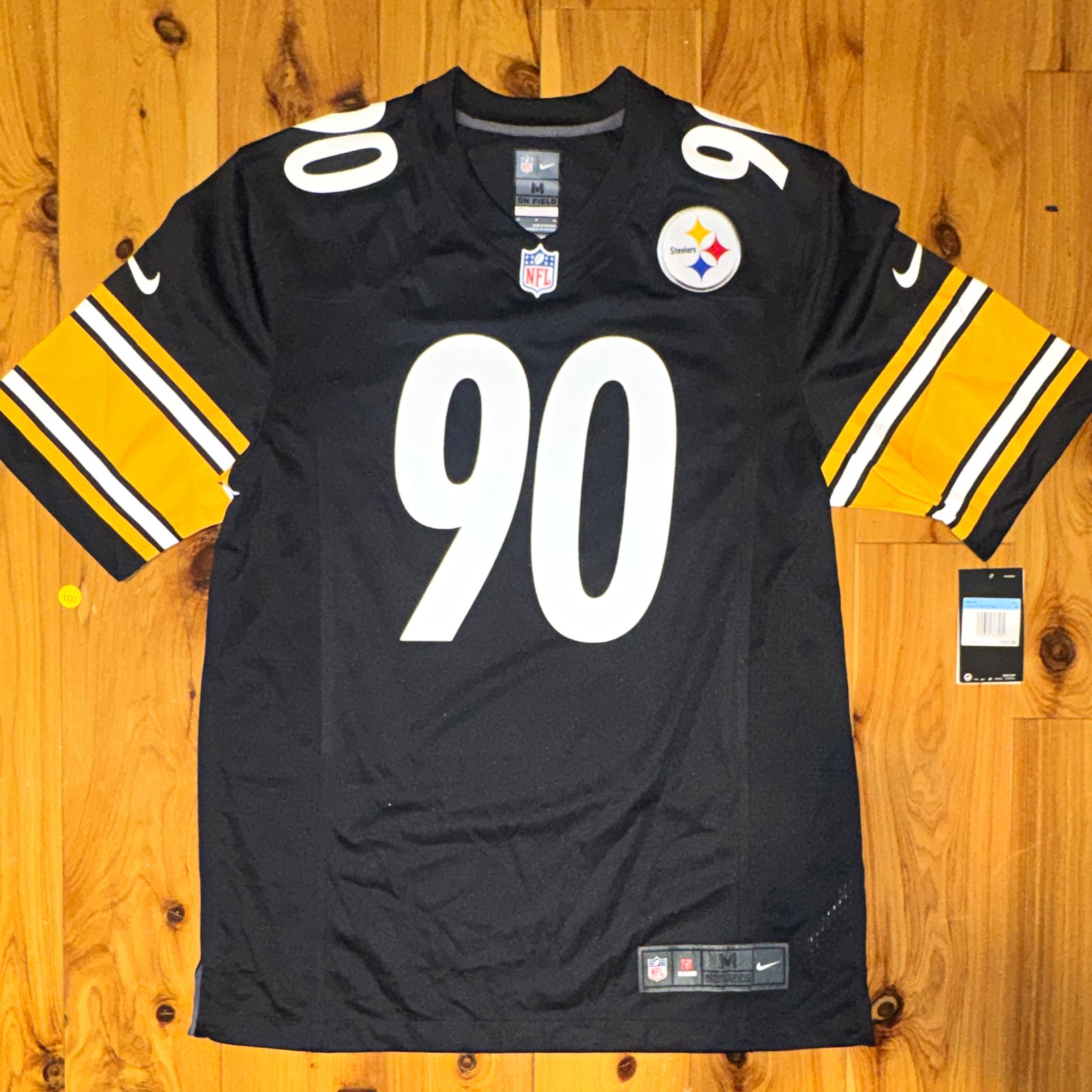 NWT T.J. Watt Pittsburgh Steelers NFL Game Jersey Black Men’s Medium $150 NWT T.J. Watt Pittsburgh Steelers NFL Game Jersey Black Men’s Medium $150
