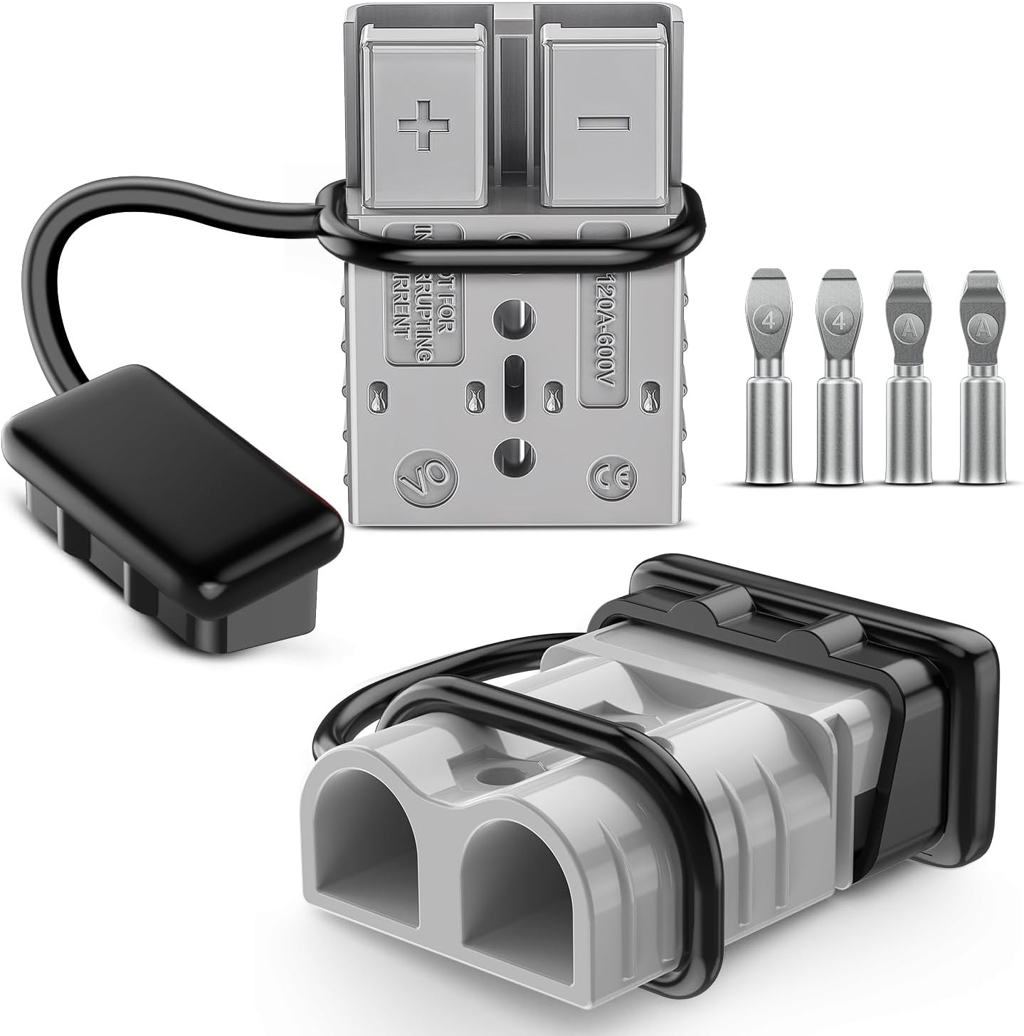 Anderson Connector 120AMP 4AWG Anderson Plug 12V-36V Battery Quick Connect/Di...