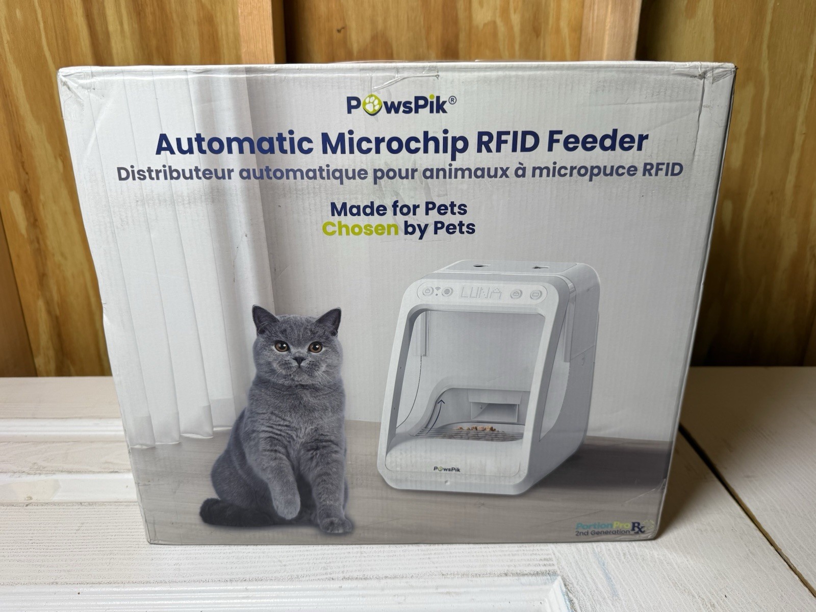 PawsPik Automatic Microchip RFID Pet Feeder 16-Cup & App Controlled New/Open Box PawsPik Automatic Microchip RFID Pet Feeder 16-Cup & App Controlled New/Open Box