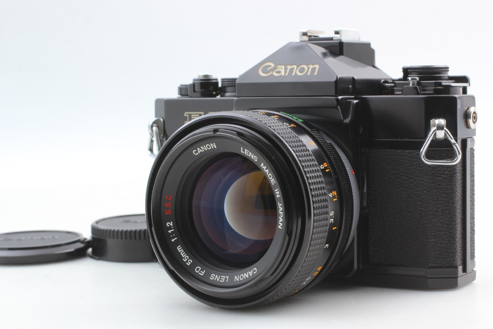 Meter Works [EXC+++++] Canon F-1 35mm Film Camera 55mm F1.2 SSC Lens From Japan