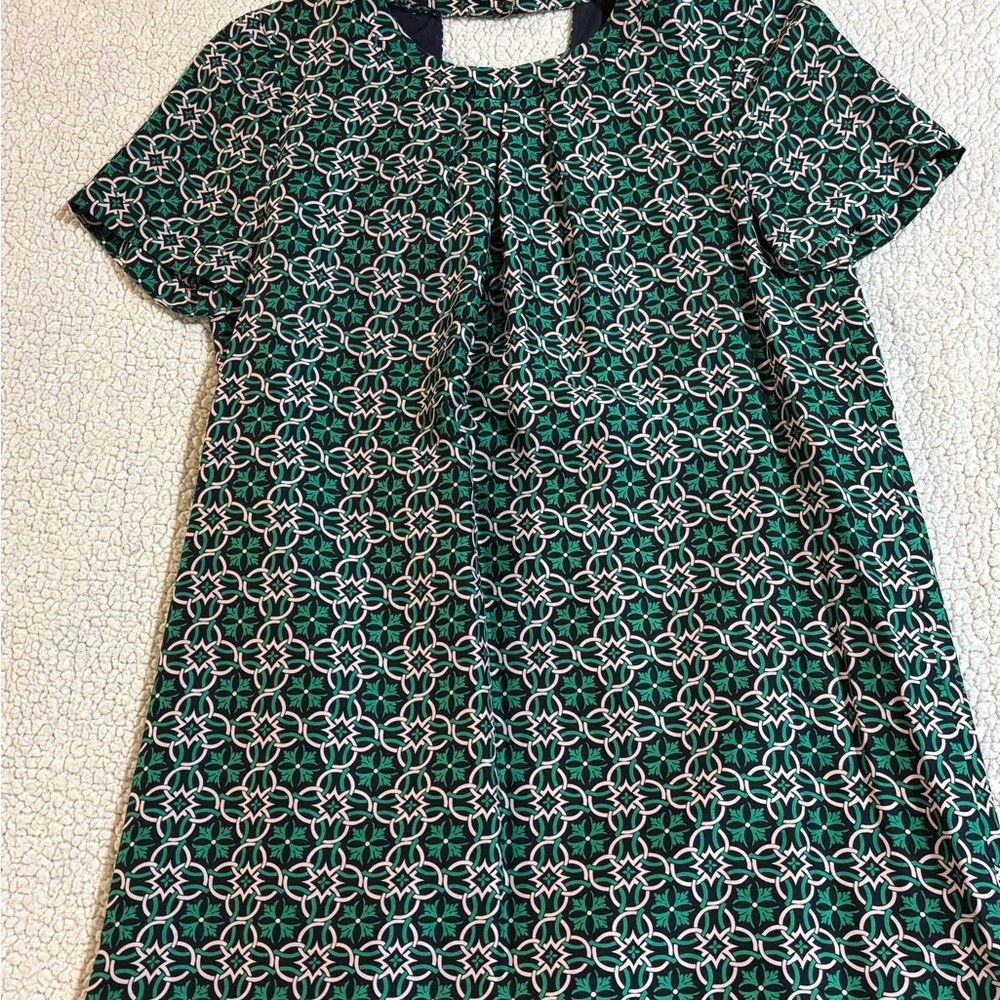 J. Crew Dress Swoop Dress in Latticework Medallion Print J. Crew Dress Swoop Dress in Latticework Medallion Print