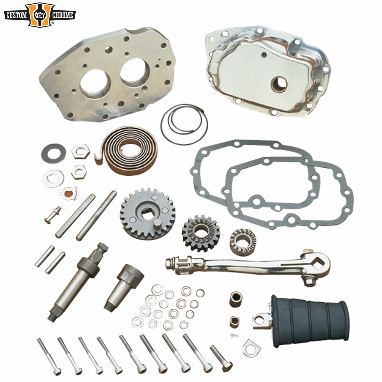 Kickstart Kit With Polished Cover Fit For Harley 5-speed Big Twin 1982-1999