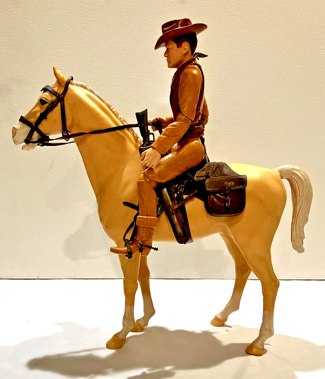Marx Johnny West Action Figure Complete, Thunderbolt Horse, Very Nice, 1965, 12 Marx Johnny West Action Figure Complete, Thunderbolt Horse, Very Nice, 1965, 12