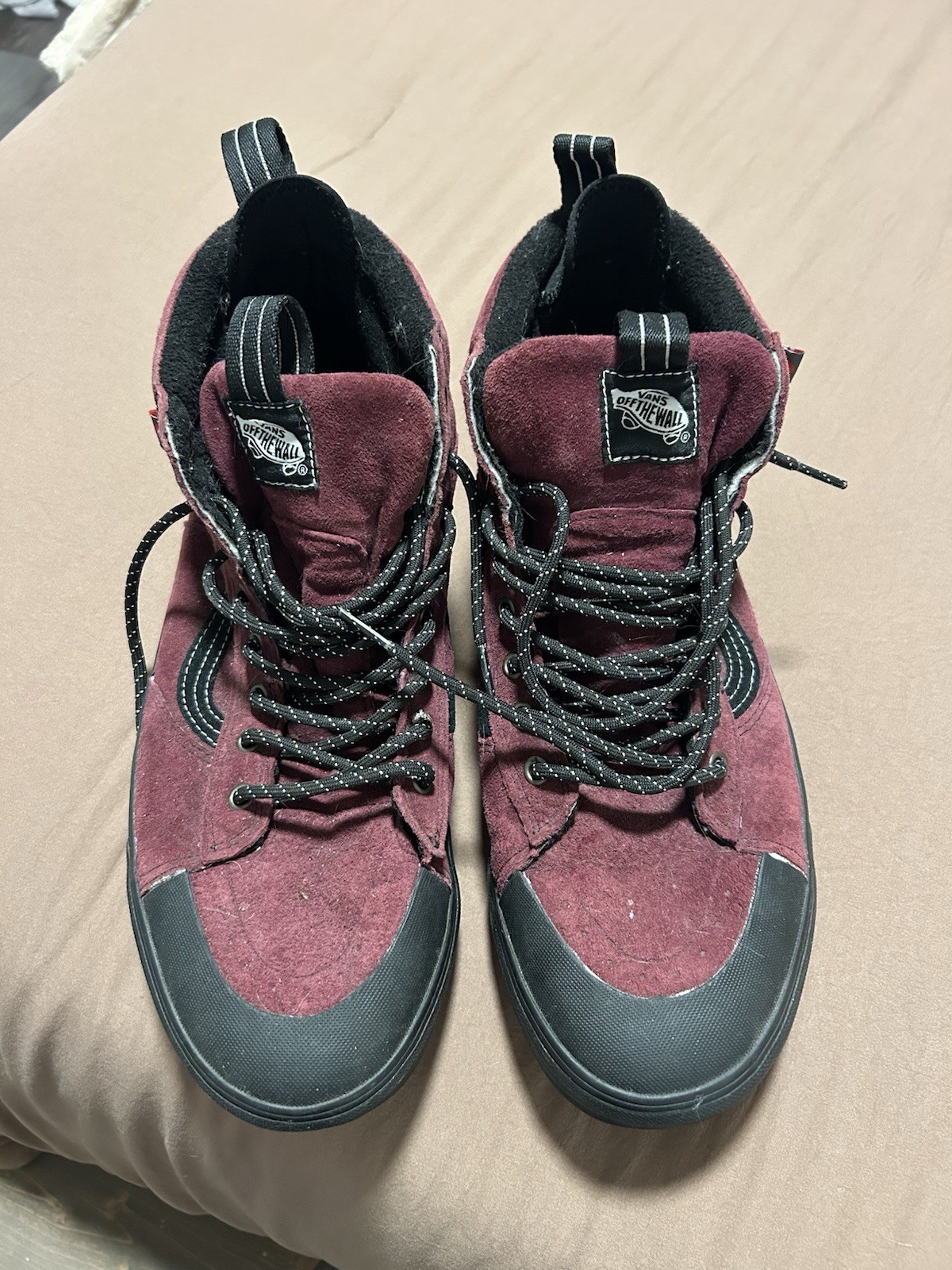 Vans Sk8-Hi MTE HydroGuard 360 Suede Water Resistant Burgundy/Black 13 Vans Sk8-Hi MTE HydroGuard 360 Suede Water Resistant Burgundy/Black 13