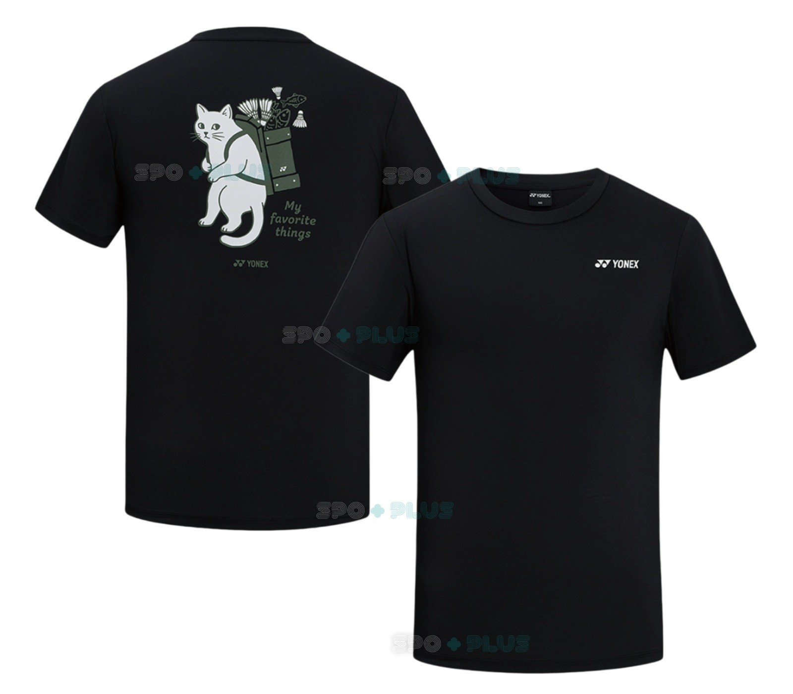 YONEX 26F/W Men\'s Badminton T-Shirts Sports Training Top Tee Black NWT 269TR013M