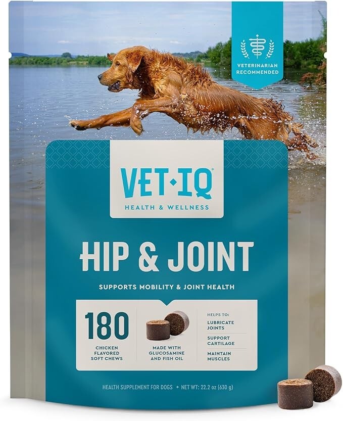 VETIQ Maximum Strength Hip & Joint Soft Dog Chews, Chicken Flavored (180 ct.) VETIQ Maximum Strength Hip & Joint Soft Dog Chews, Chicken Flavored (180 ct.)