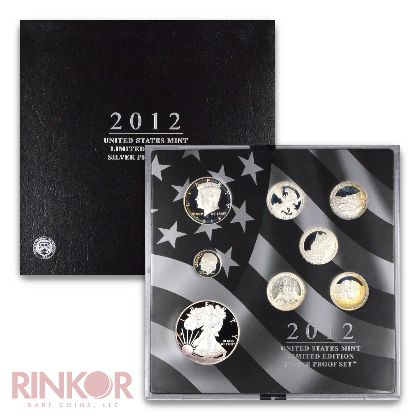 2012-S Limited Edition Silver 8-Coin Proof Set (Box and CoA) 2012-S Limited Edition Silver 8-Coin Proof Set (Box and CoA)